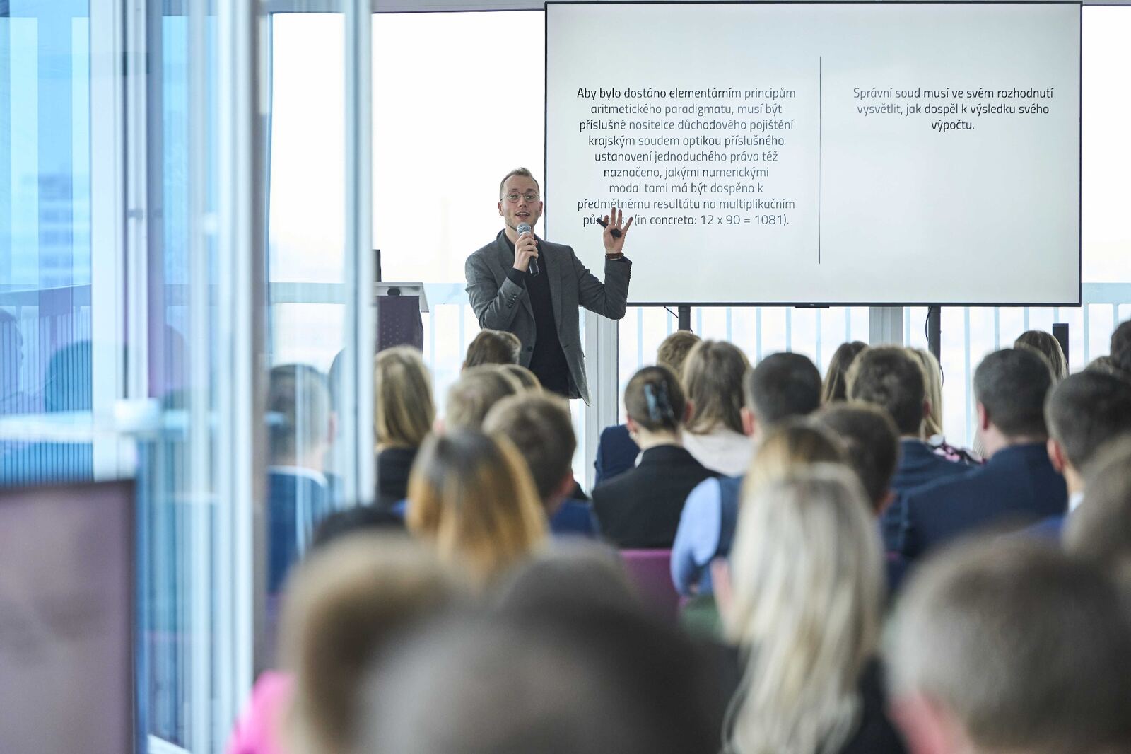 Setkání právníků – ukázka z prezentace